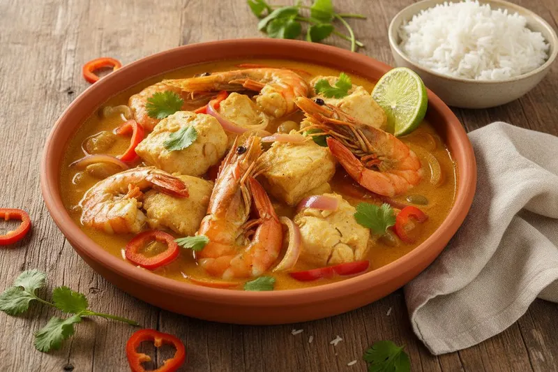 Brasilialainen mereneläväpata – Moqueca