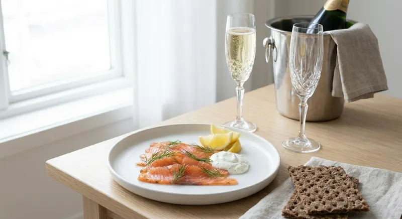 Graavilohi ja piparjuurikastike