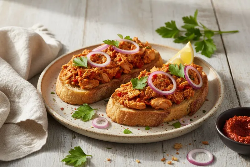 Harissa-tonnikalaleivät