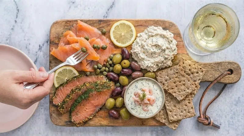 Kalan ystävän antipasto-lauta