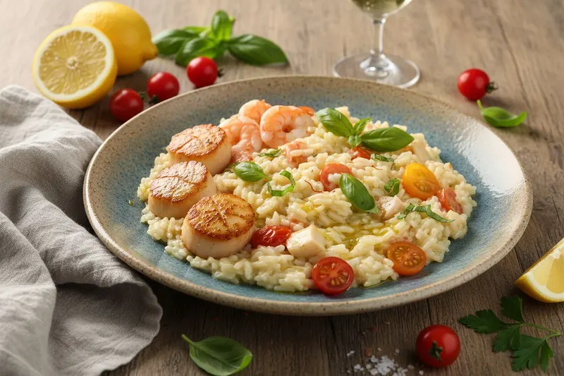 Risotto frutti di mare – meren antimia italialaisittain