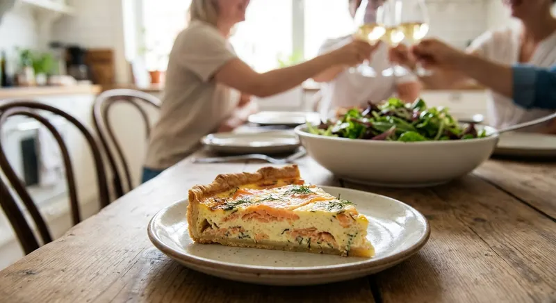 Savulohiquiche eli piirakka