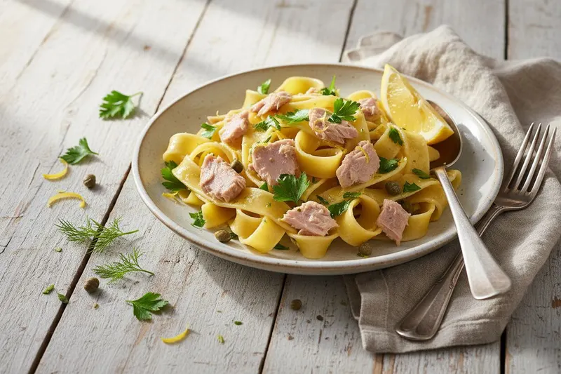 Sitruunainen tonnikalapasta