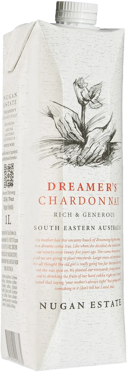 Nugan Estate Dreamer's Chardonnay 2025 kartonkitölkki